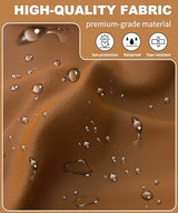 DEXSO 12'X 20' Cedar Wood Pergola with Solid Structure, Retractable Shade Canopy, Durable, Rot Resistant, Patio Pergola for Backyard, Deck, Garden, DEXSO