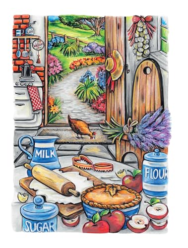 Creative Haven Country Farm Scenes Coloring Book: Relax & Find Your True Colors (Adult Coloring Books: In The Country) Dover Publications