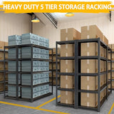 WOZBUD 3000LBS Garage Shelving Heavy Duty 48″W Metal Shelving for Garage,72″H Standing Shelf Units ，5 Adjustable Levels Garage Shelving Units and Storage，Storage Rack for Garage Organazation.1PCS… WOZBUD