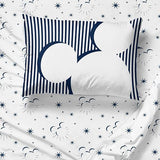 Jay Franco Kids Sheet Set with Fitted, Flat Sheets & Pillow Cover - Ultra-Soft Bedding with Pillowcase for Room Decor, White - Mickey Mouse, 4 Piece King Jay Franco