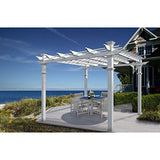 Venetian 10' x 10' Vinyl Pergola Vita