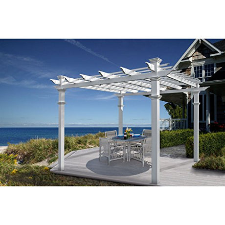 Venetian 10' x 10' Vinyl Pergola Vita