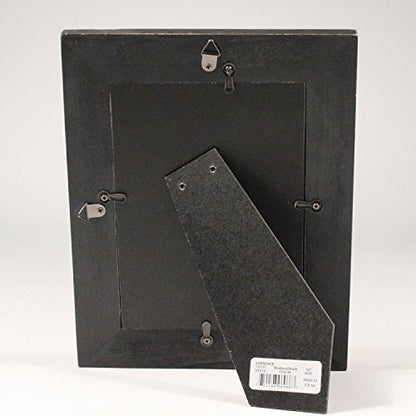 5x7 Weathered Black Wood Picture Frame