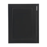27.5x35 inch Entrance Partition Doors, Pre-standed Wood Partition Doors, Half-Waist Doors, Thick Pine Wood Swinging Door with Strong Door Joints (Black, 27.5 x 35 in) Philipreba