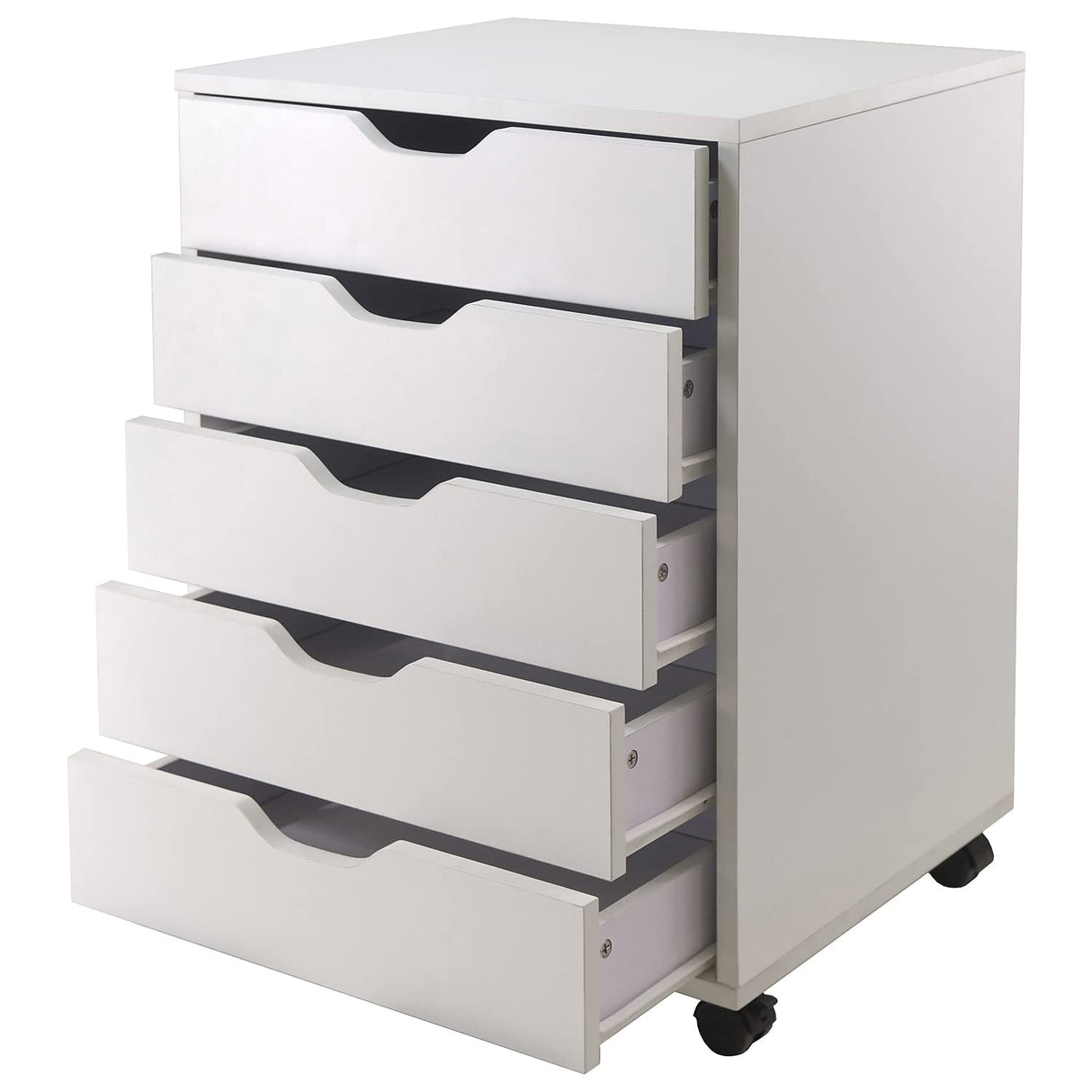 Winsome 10519 Halifax 5-Drawer Composite Wood Cabinet, White Winsome