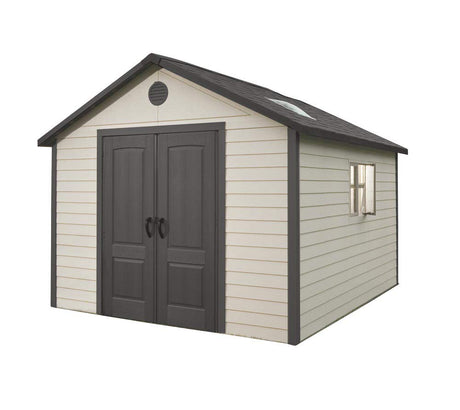 Lifetime 6433 Outdoor Storage Shed with Windows, 11 by 11 Feet Lifetime