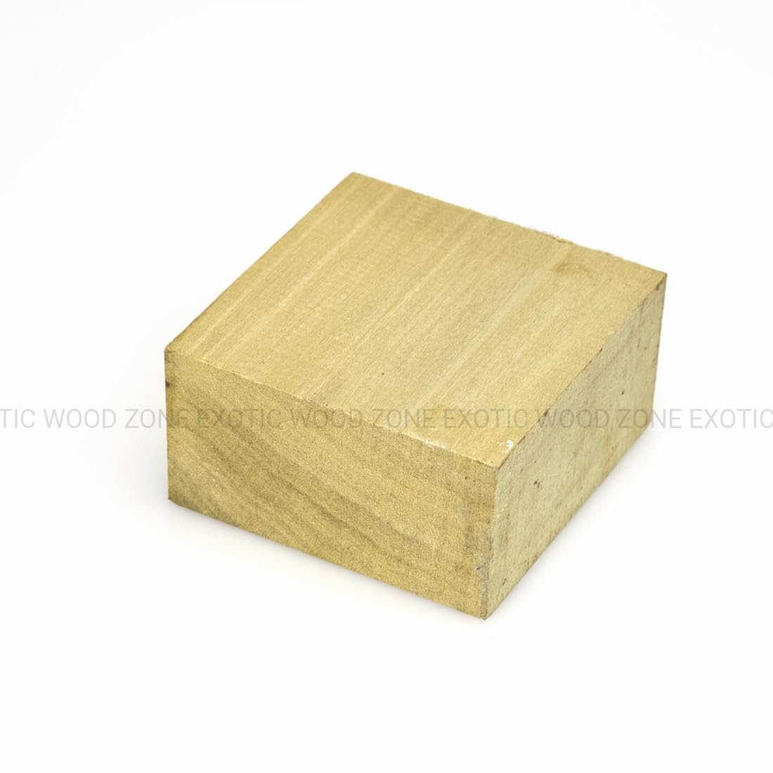 Exotic Wood Zone's Yellow Poplar Bowl Blanks | Turning Wood Blanks | Turning Wood for Lathe Craftsmanship (2, 4" x 4" x 2") Exotic Wood Zone