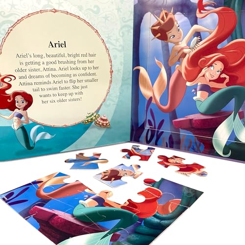 Disney Princess Beginnings My First Puzzle Book - Jigsaw Puzzles for kids, 10-page board book, 5 puzzles to enjoy Phidal