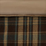 Woolrich Rustic Lodge Cabin Comforter Set - All Season Down Alternative Warm Bedding Layer and Matching Shams, Oversized Twin, Hadley Plaid, Multi Woolrich John Rich & Bros.