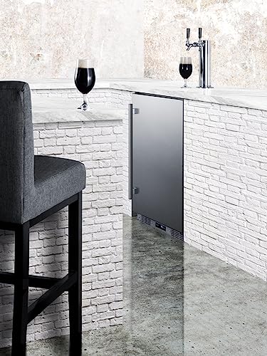 Summit SBC683OSTWIN 24" Wide Built-in or Freestanding Outdoor Beer Kegerator, Dual Tap, Weatherproof, Automatic Defrost, Digital Thermostat, Tap Cool System, Adjustable Shelves, four Casters Summit Appliance