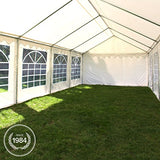 TOOLPORT 13x16 ft Marquee Party Tent PVC 700 N Canopy Waterproof White TOOLPORT