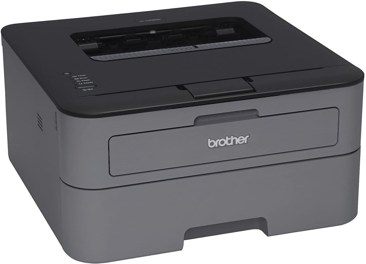 Brother L-2300D Series Compact Monochrome Laser Printer I Auto 2-Sided Printing I Up to 26 Pages/min I 250-sheet/tray I 2400 x 600 dpi I 27ppm + Printer Cable Brother
