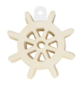 Craft Supply Nautical Ship's Wheel Wood Cutouts - Miniature Shape Natural Unpainted (3 Inches)- Set of 12, Brown, WS224O Craft Supply