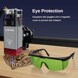 LASER TREE 5W Laser Engraver, 5000mW High Precision Laser Engraving Machine, Eye Protection, 12×12” Work Area, Class 4 Laser Cutter & Etcher for Wood, Metal, Acrylic, Leather DIY Craft LASER TREE
