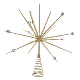 Kurt S. Adler 14.8-Inch Gold Starburst Throng Treetop Tree Topper, Multi Kurt S. Adler