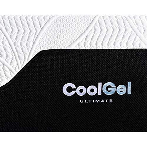 Cool Gel Chill Memory Foam 14-Inch Mattress with 2 Pillows,CertiPUR-US Certified, Mattress in a Box, King, White