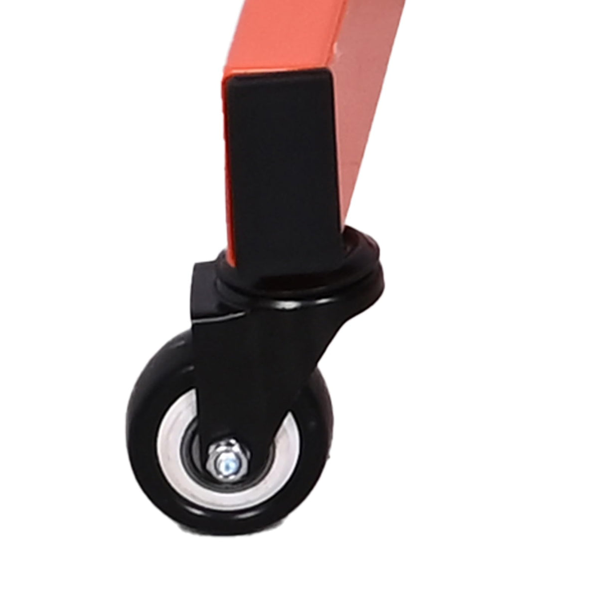 Aain Mechanic Rolling Tool Tray with Drawer Work Table, 34.25-46.85 in, Orange Aain