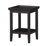 Convenience Concepts Ledgewood End Table, Black Convenience Concepts