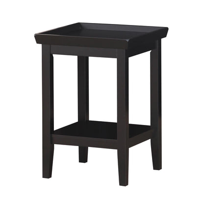 Convenience Concepts Ledgewood End Table, Black