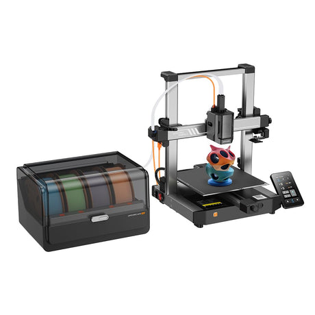 Anycubic Kobra 3 Combo Without Filament, Multicolor 3D Printer Smart Print in 4 Colors with Anycubic ACE Pro, Max 600mm/s Speed 4.3-inch Adjustable Screen, Filament Drying at All Times, 250x250x260mm ANYCUBIC