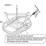 P PURLOVE Round Kitchen Table, Round Extendable Dining Table with 16" Leaf,Wood Dining Table Round,Natural Wood Wash Dinner Table P PURLOVE