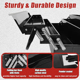 YATOINTO Metal Cantilever Tool Box, 21" Fold Out Steel Tool Box with Handle 3-Tier 5 Tray, Portable Metal Tool Storage Box Organizers for Home Studio Auto Repair Factory YATOINTO