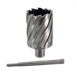 OSCARBIDE Annular Cutter 1-7/8 inch Cutting Diameter,2 inch Depth of Cut,3/4 inch Weldon Shank,2 Flat Mag Drill Bit with Pilot Pin for Magnetic Drill Press,1 Piece OSCARBIDE