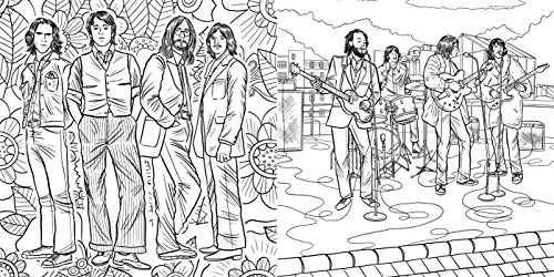 The Beatles Coloring Book-Adult Coloring Book: Join the Fab Four on a Magical Mystery Coloring Tour! Sunshine Daydream