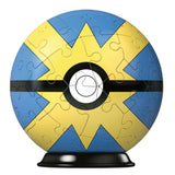 Ravensburger 3D Puzzle 11580 - Puzzle Ball Pokémon Pokéballs - Flottball - [EN] Quick Ball - for Large and Small Pokémon Fans from 6 Years Ravensburger