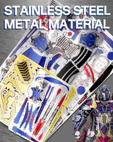 Piececool 3D Metal Puzzles Mecha Model Kits-The Titan Figure Model Building Blocks Kits for Adults, DIY Brain Teaser 3D Puzzle for Men Teen Students Hobbies Fidget Gifts -157 Pcs