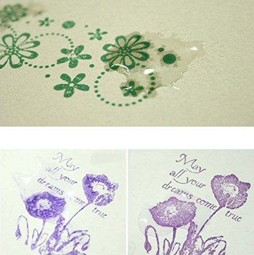 Lsushine Craft Ink Pad Stamps Partner DIY Color,15 Color Craft Ink Pad for Stamps, Paper, Wood Fabric (Pack of 15) Lsushine