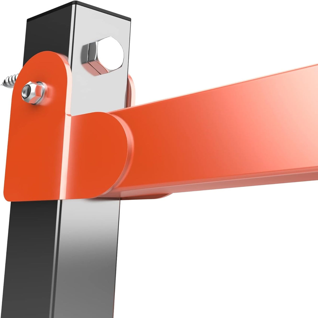 Ultrahaus 3 Pack Metal Lumber Storage Rack, Heavy Duty Steel, Wall Mounted, 3 Level Wood Storage System Ultrahaus