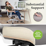 HON Altern Ergonomic Office Chair with Headrest, Arms, Foam Cushion Seat, Mid Back Home Office Desk Chair Comfy, Gaming Chair, Height Adjustable Arms, Synchro-Tilt, Seat-Slide, White Frame, Frost HON
