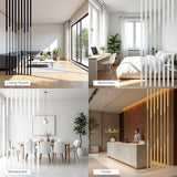 Floor to Ceiling Room Divider, 6/7/8PCS Metal Room Divider Post Privacy Screens with Adjustable Feet, Gold Screen Divider for Room Separation for Home Office Gold 6pieces/H53.5'' ZTYGXMB