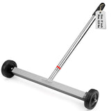 HORUSDY 17-Inch Rolling Magnetic Sweeper with Wheels | Adjustable Handle | 8.8-Pound Capacity Heavy-Duty Magnet to Pick Up Nails HORUSDY