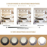 Maupvit Vanity Desk with Mirror and 10 LED Bulbs, Makeup Vanity Set with Charging Station & Nightstand, 5 Drawers Large Capacity, 2 Open Shelves, Dressing Table with Storage Stool for Bedroom, White Maupvit