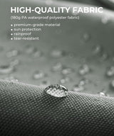 GAOMON Retractable Pergola 10' x 13' Aluminum Outdoor Pergola with Retractable Canopy Faux Wood Metal Pergolas for Patios, Backyard, Deck, Patio, Garden Porch Beach Pavilion Grape Trellis, Gray GAOMON