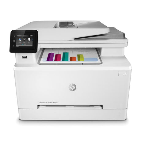 HP Color LaserJet Pro M283fdw Wireless All-in-One Laser Printer, Remote Mobile Print, Scan & Copy, Duplex Printing, Works with Alexa (7KW75A), White HP