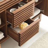 Modway Render 48" Double Sink Compatible (Not Included) Bathroom Vanity Cabinet in Walnut Modway
