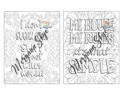 Swear Word Coloring Book for Moms: Motivational Quotes and Doodle Therapy for Stressed Out Moms Who Deserve a Break (and a Glass of Wine!)