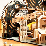 bennama 3D Wooden Puzzles Marble Run Set - Mechanical Model Kits with Motor, Brainteaser and Puzzle for Christmas/Birthday,Gifts for Adults and Teens bennama