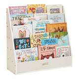 ECR4Kids Streamline Single-Sided Book Display with Storage, Classroom Bookshelf, White Wash ECR4Kids