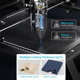 Longer Laser RAY5 10W Laser Engraver with Air Pump and 17.3"x 17.3"Honeycomb Working Table, DIY Laser Engraver for Wood and Metal, Paper, Acrylic, Glass, Leather Longer