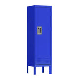 YESER Metal Storage Locker, School Locker Cabinet Lockers for Employees Gym Lockers, Lockable Storage Cabinet Small Locker for Bedroom, 54" Height Steel Locker for Home, Office, Blue YESER