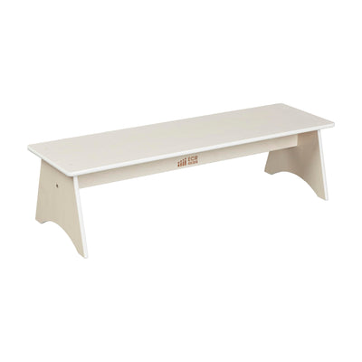 ECR4Kids Kiddo Bench, Kids Furniture, White Wash