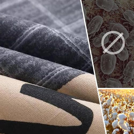 Cover for Traditional Japanese Floor Futon Mattres Futon Floor Mattress Cover with Zipper,100% Cotton Protection Cover for Shikibuton Futon Mattress,Soft Skin-Friendly Washable,(Style3,Full(120x200cm) OneGrifN