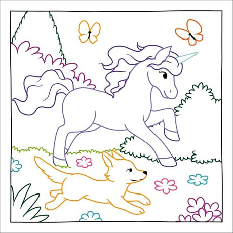 Magic Paper Coloring Book: Unicorns: Discover Hidden Patterns and Images! WoodArtSupply