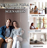 Room Dividers and Folding Privacy Screens 4 Panel 6 ft Foldable Portable Room Seperating Divider, Handwork Wood Mesh Woven Design Room Divider Wall, Room Partitions and Dividers Freestanding, Brown Dkeli
