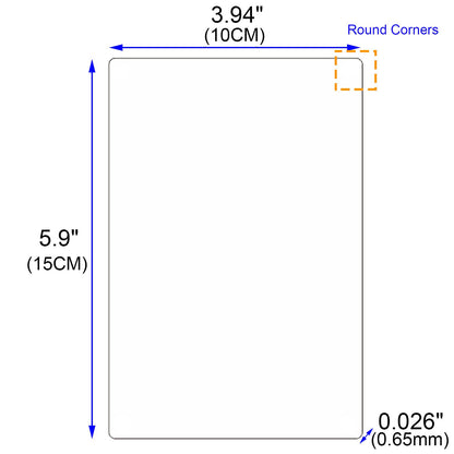 ebamaz Aluminum Alloy Sublimation Blanks 4X6X0.026 inch 10PCS Metal Photo Signs Round Corners Plates (Pearl White) 10X15CM