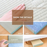 Dymhaoby Japanese Traditional Tatami Mattress, Igusa (Rush Grass) Tatami Mat, Foldable Floor Mattress,Japanese Futon Bed,Meditation Mats for Floor,Summer Sleeping Mat Dymhaoby